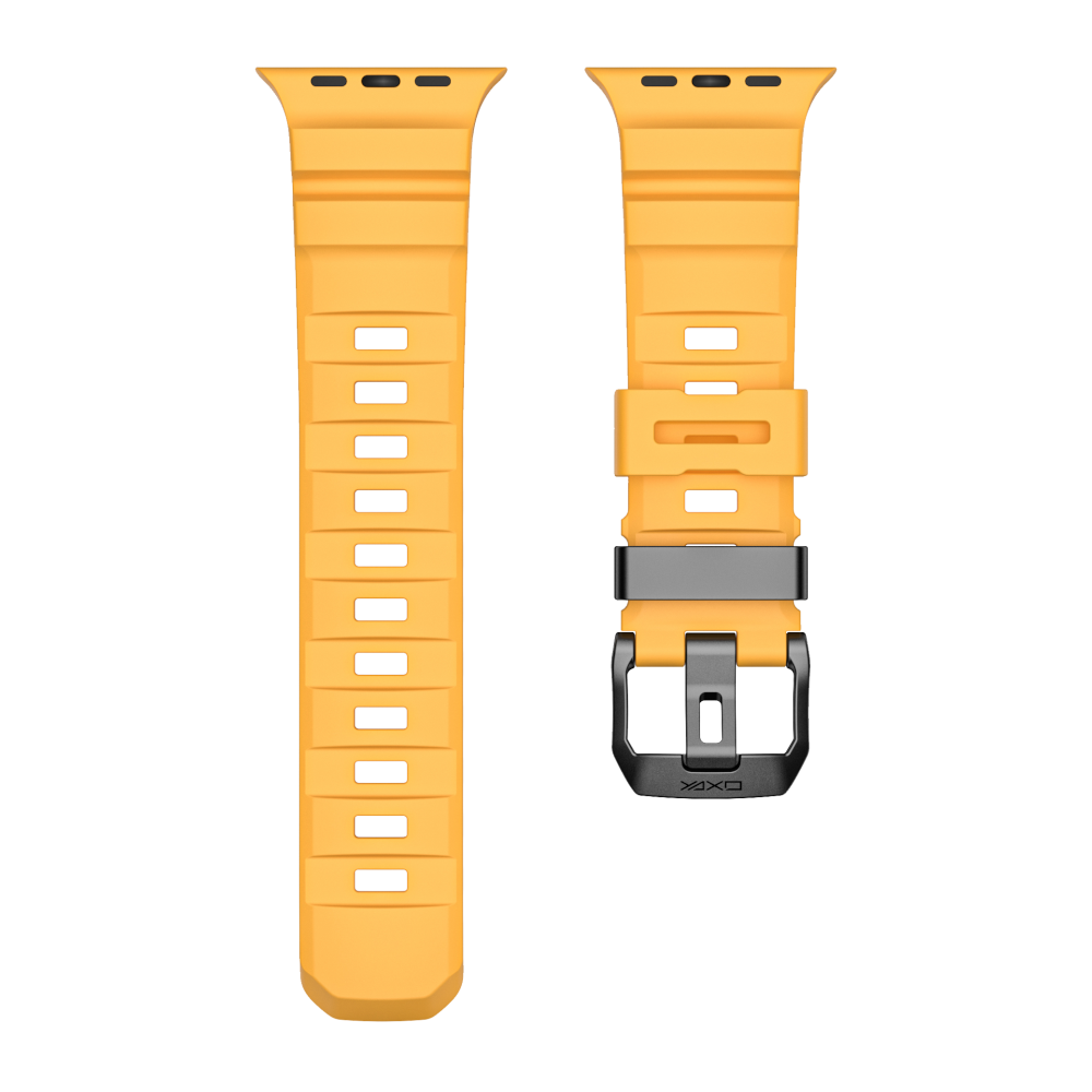 Pasek RUGGED EVO SPORT do Apple Watch 44/45/46/49 mm żółty