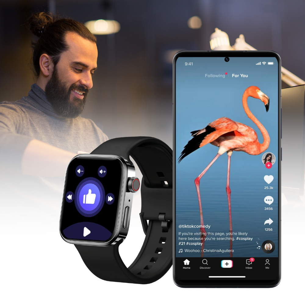 Smartwatch TAMPA Titanium Black