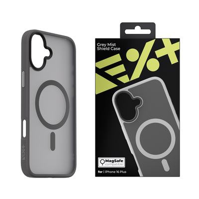 Etui MIST SHIELD MagSafe do telefonu iPhone 16 Plus szare