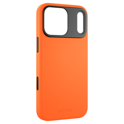 Etui LEATHER GEAR SLIM MagSafe do telefonu iPhone 17 Pro Max pomarańczowe