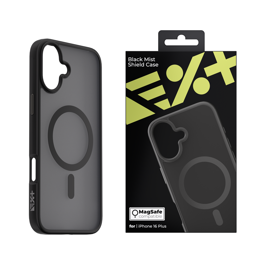 Etui MIST SHIELD MagSafe do telefonu iPhone 16 Plus czarne