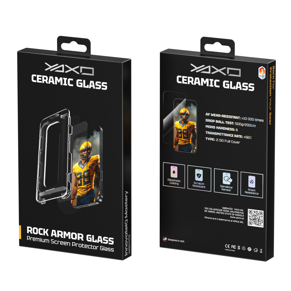 Szkło ochronne na ekran ROCK ARMOR do telefonu iPhone 17 Pro
