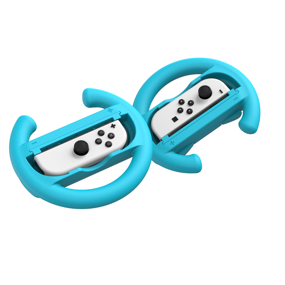 Uchwyt WHEELS SET do Joy-Con Nintendo Switch 2 pomarańczowy/niebieski