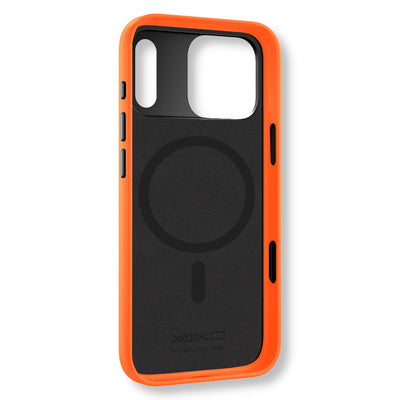Etui LEATHER GEAR SLIM MagSafe do telefonu iPhone 17 Pro Max pomarańczowe