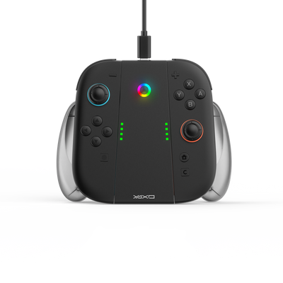 Uchwyt CHARGE GRIP SET do Joy-Con do Nintendo Switch 2 czarny