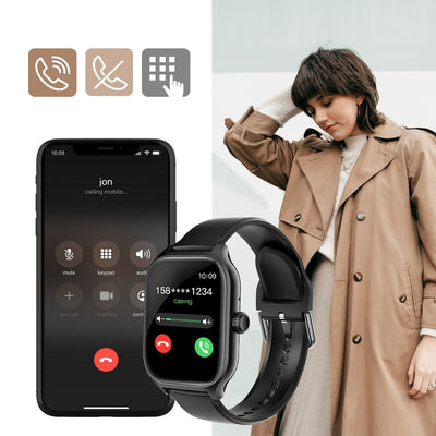 Smartwatch damski GT4 czarny