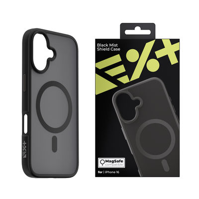Etui MIST SHIELD MagSafe do telefonu iPhone 16 czarne