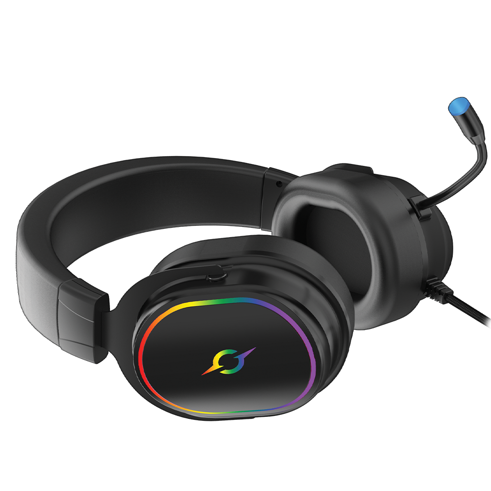 Słuchawki przewodowe ALTAIR 7.1 RGB czarne