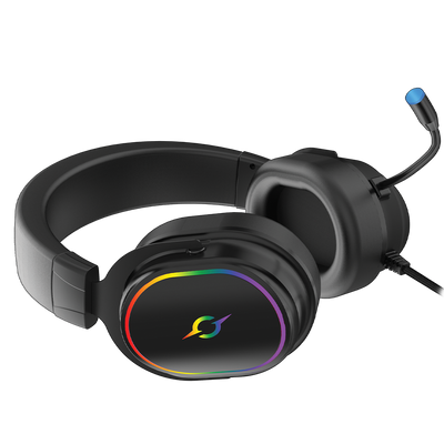 Słuchawki przewodowe ALTAIR 7.1 RGB czarne