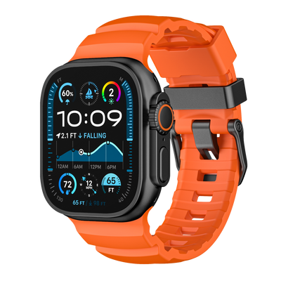 Pasek RUGGED EVO SPORT do Apple Watch 44/45/46/49 mm pomarańczowy
