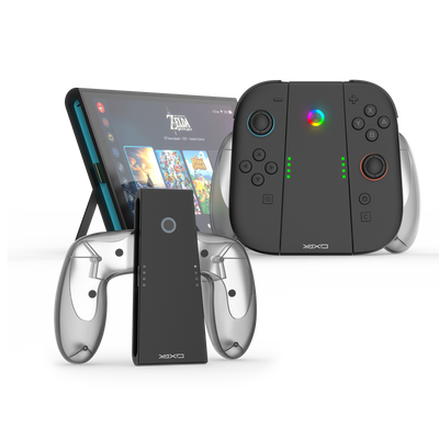 Uchwyt CHARGE GRIP SET do Joy-Con do Nintendo Switch 2 czarny