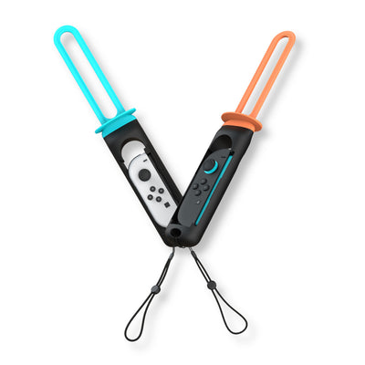 Uchwyt SWORD SET do Joy-Con Nintendo Switch 2 pomarańczowy/niebieski