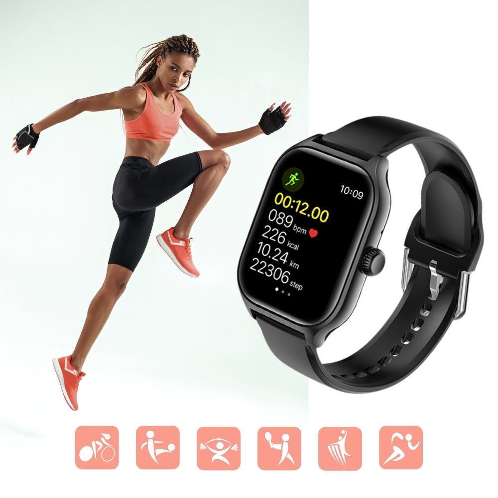 Smartwatch damski GT4 czarny