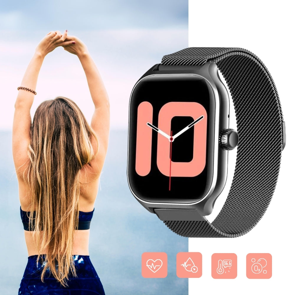 Smartwatch damski GT4 czarny