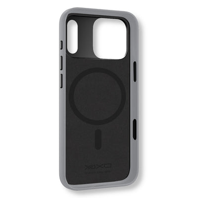 Etui LEATHER GEAR SLIM MagSafe do telefonu iPhone 17 Pro Max szare