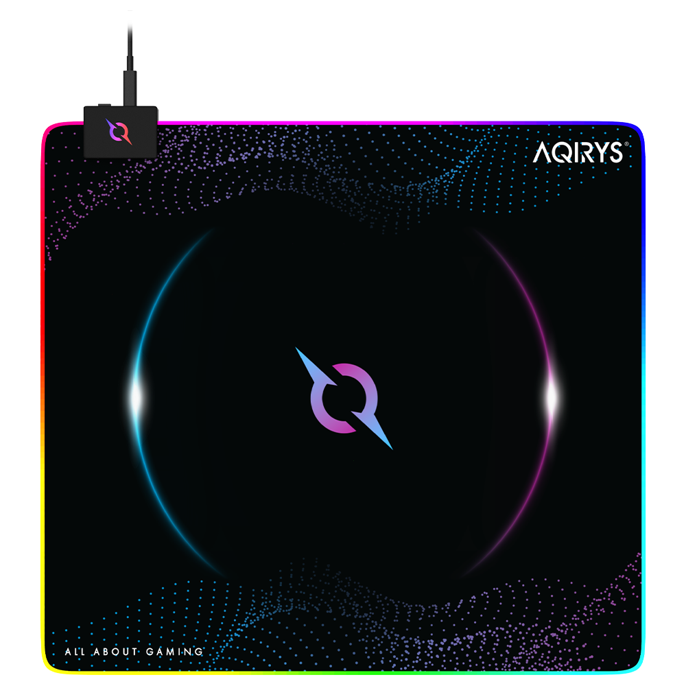 Podkładka pod mysz ECLIPSE RGB rozmiar 450x400 mm