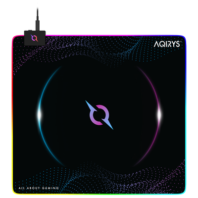 Podkładka pod mysz ECLIPSE RGB rozmiar 450x400 mm
