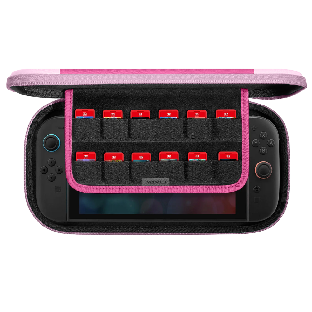 Etui TAHOE do Nintendo Switch 2 różowe