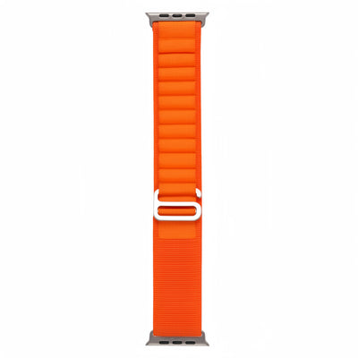 Pasek nylonowy do Apple Watch 44/45/49 mm pomarańczowy