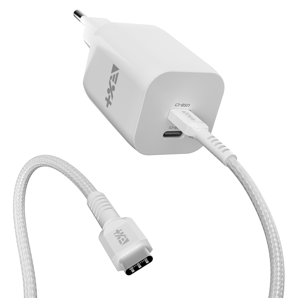 Ładowarka sieciowa 35W z kablem USB-C biała