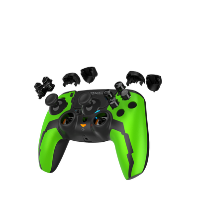 Kontroler bezprzewodowy HORNET FURY ELITE do PS4 i PC zielony