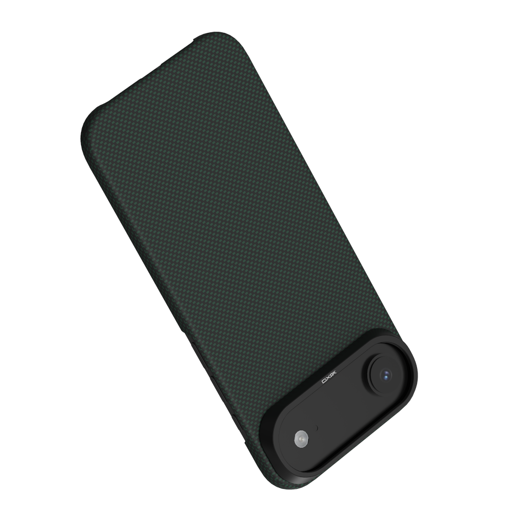 Etui ARAMID FIBER ULTRA SLIM MagSafe do telefonu iPhone 17 Air zielone