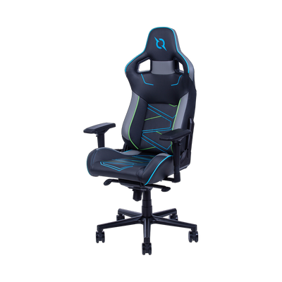 Fotel gamingowy HYPERION czarny/grey/blue