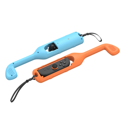 Uchwyt GOLF SET do Joy-Con Nintendo Switch 2 pomarańczowy/niebieski