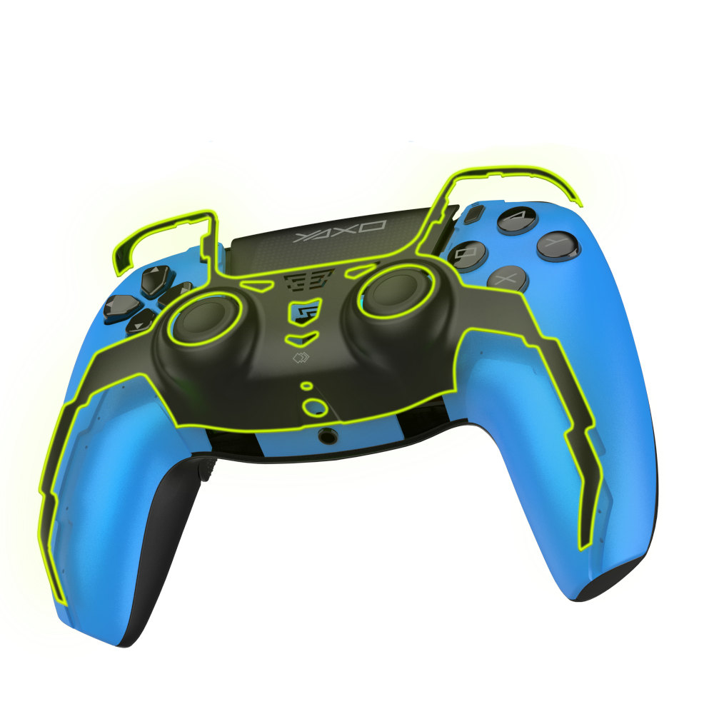 Kontroler bezprzewodowy HORNET FURY ELITE do PS4 i PC niebieski
