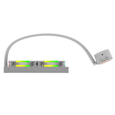 Chłodzenie do procesora AQUARIUS 240 biały