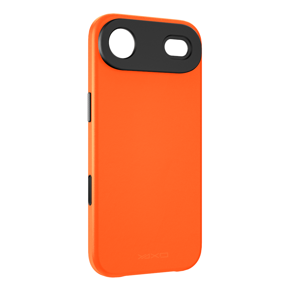 Etui LEATHER GEAR SLIM MagSafe do telefonu iPhone 17 Air pomarańczowe