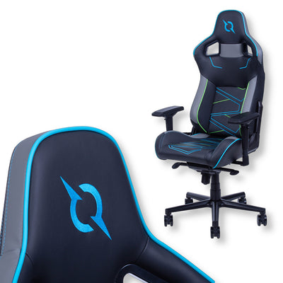 Fotel gamingowy HYPERION czarny/grey/blue