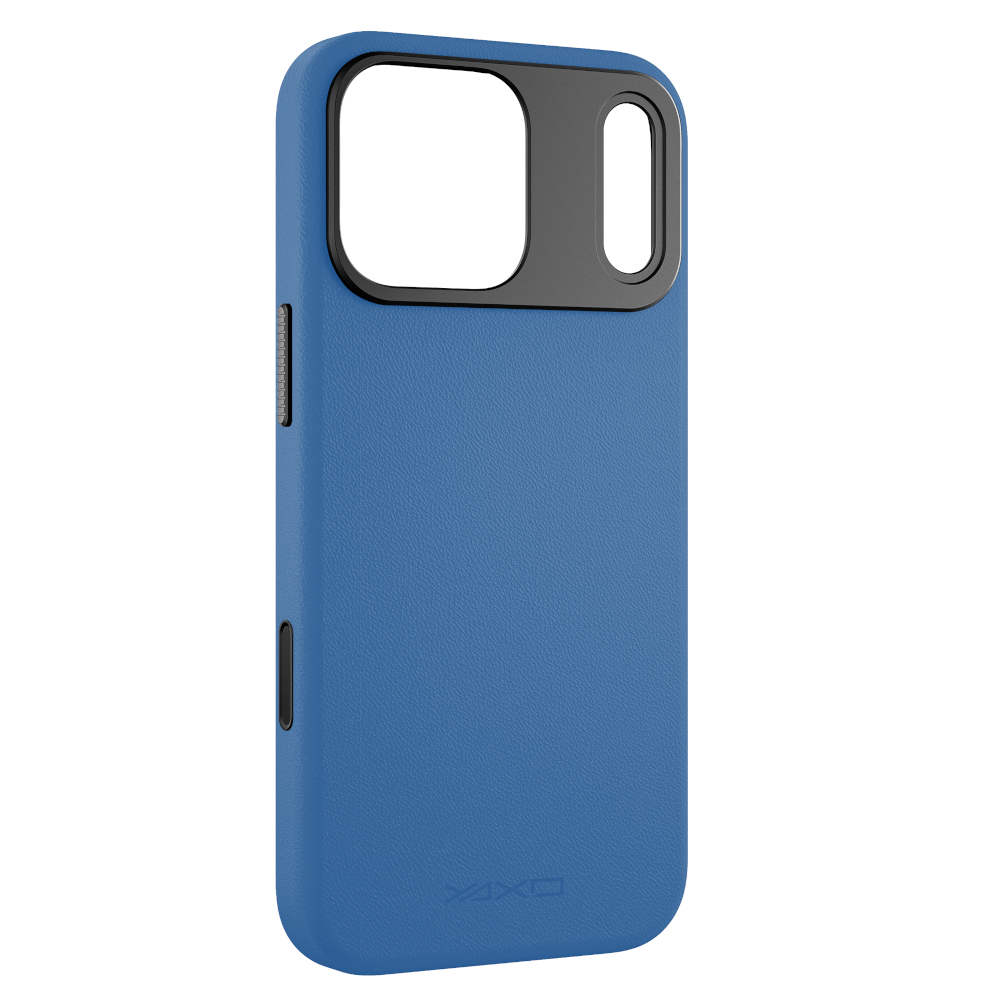 Etui LEATHER GEAR SLIM MagSafe do telefonu iPhone 17 Pro Max niebieskie