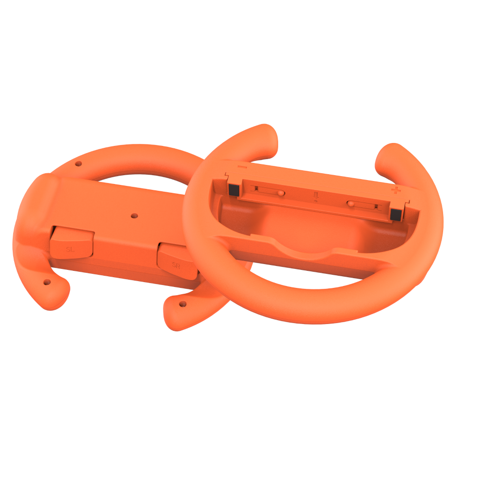 Uchwyt WHEELS SET do Joy-Con Nintendo Switch 2 pomarańczowy/niebieski