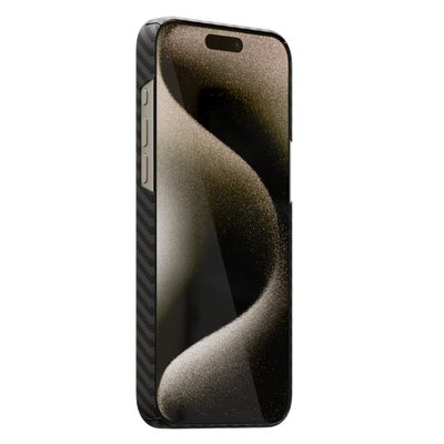 Etui AIR SHIELD MagSafe Carbon do telefonu iPhone 15 Pro