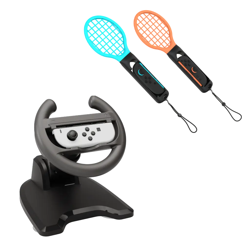 Podstawka z uchwytem Joy-Con Nintendo Switch 2 RACING SET + uchwyty do tenisa ziemnego