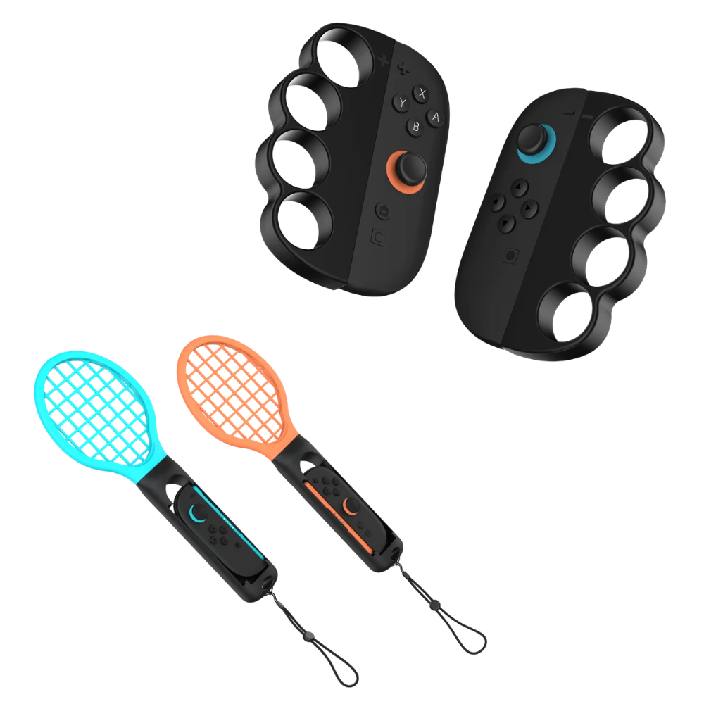 Uchwyty do tenisa ziemnego Joy-Con Nintendo Switch 2 TENNIS PRO SET + uchwyty bokserskie