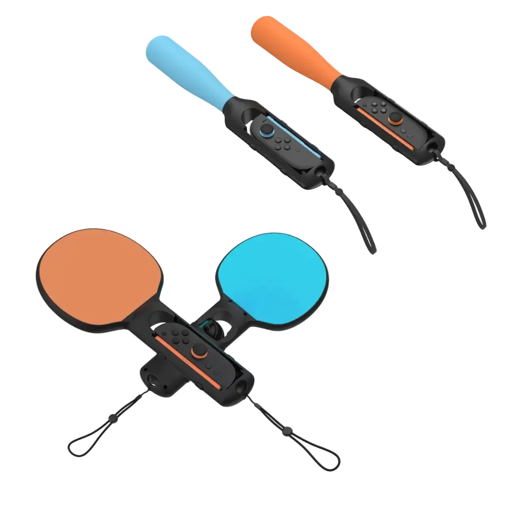 Uchwyty do tenisa stołowego Joy-Con do Nintendo Switch 2 + uchwyty baseballowe